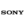 Sony Logo schwarze Schrift